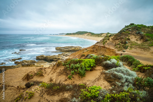 coast at great ocean road, victoria, australia