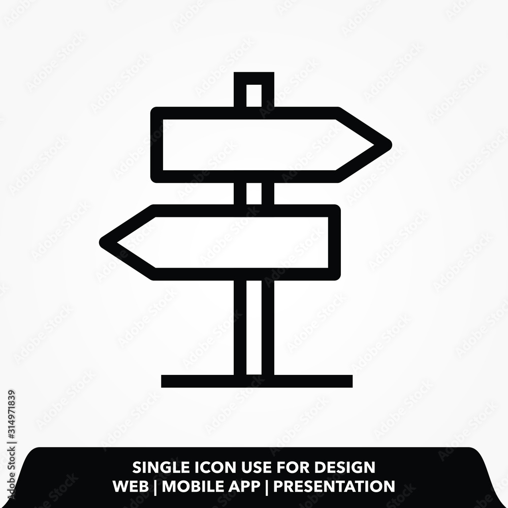 direction line icon design vector illustration direction line icon design vector illustration