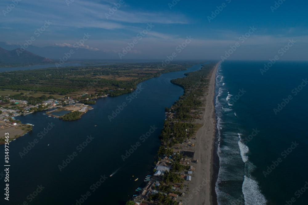 Boca del cielo Chiapas México vista aerea 