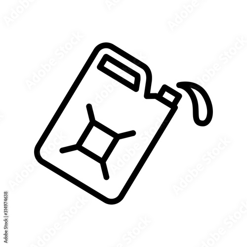 Jerry can icon vector trendy design
