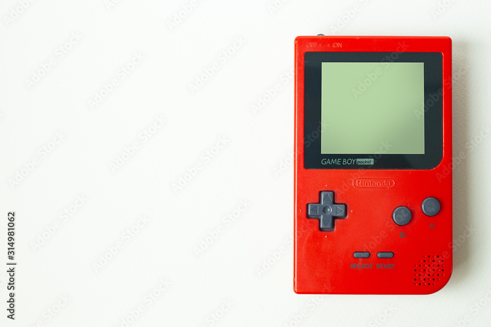 Bangkok Thailand 13 January 2020 nintendo game boy pocket portable console  foto de Stock | Adobe Stock