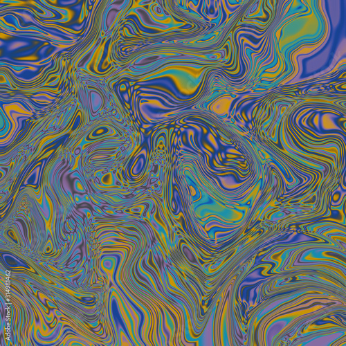 An abstract psychedelic wavy background image.