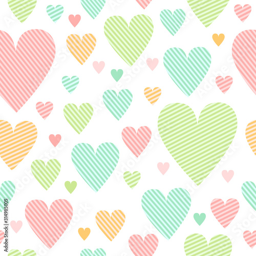 Pastel colored pink blue gr...