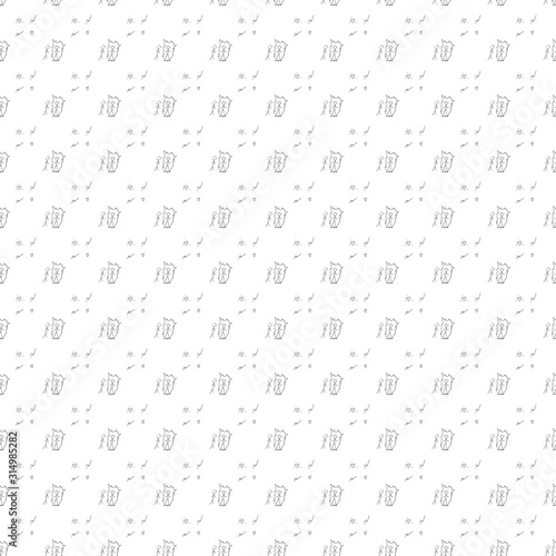 White background cartoon pattern Used as clothing patterns