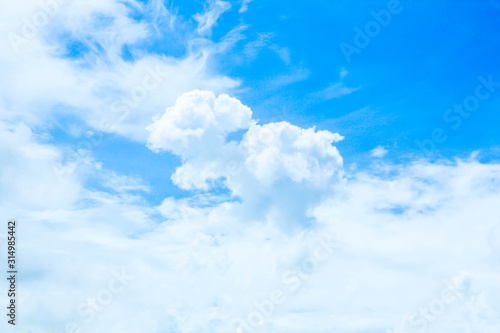 Wallpaper Mural Beautiful panoramic landscape with the blue cloudy Torontodigital.ca