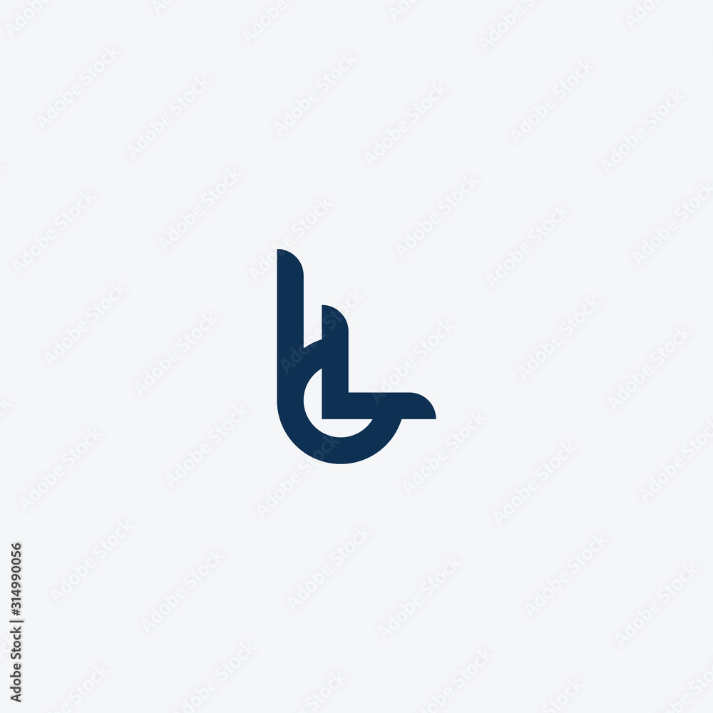 letter B and L logo with the concept of combining the letters B and L simply letter B and L logo with the concept of combining the letters B and L simply
