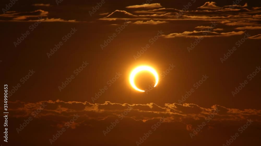 Time Lapse of a solar eclipse in Australia.