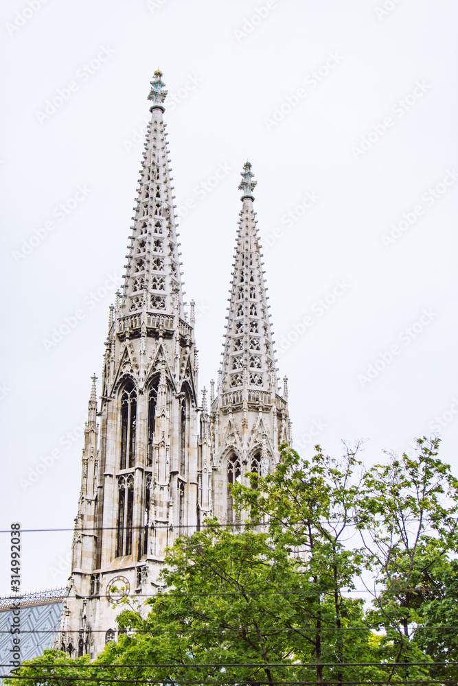 Votive Church towers view