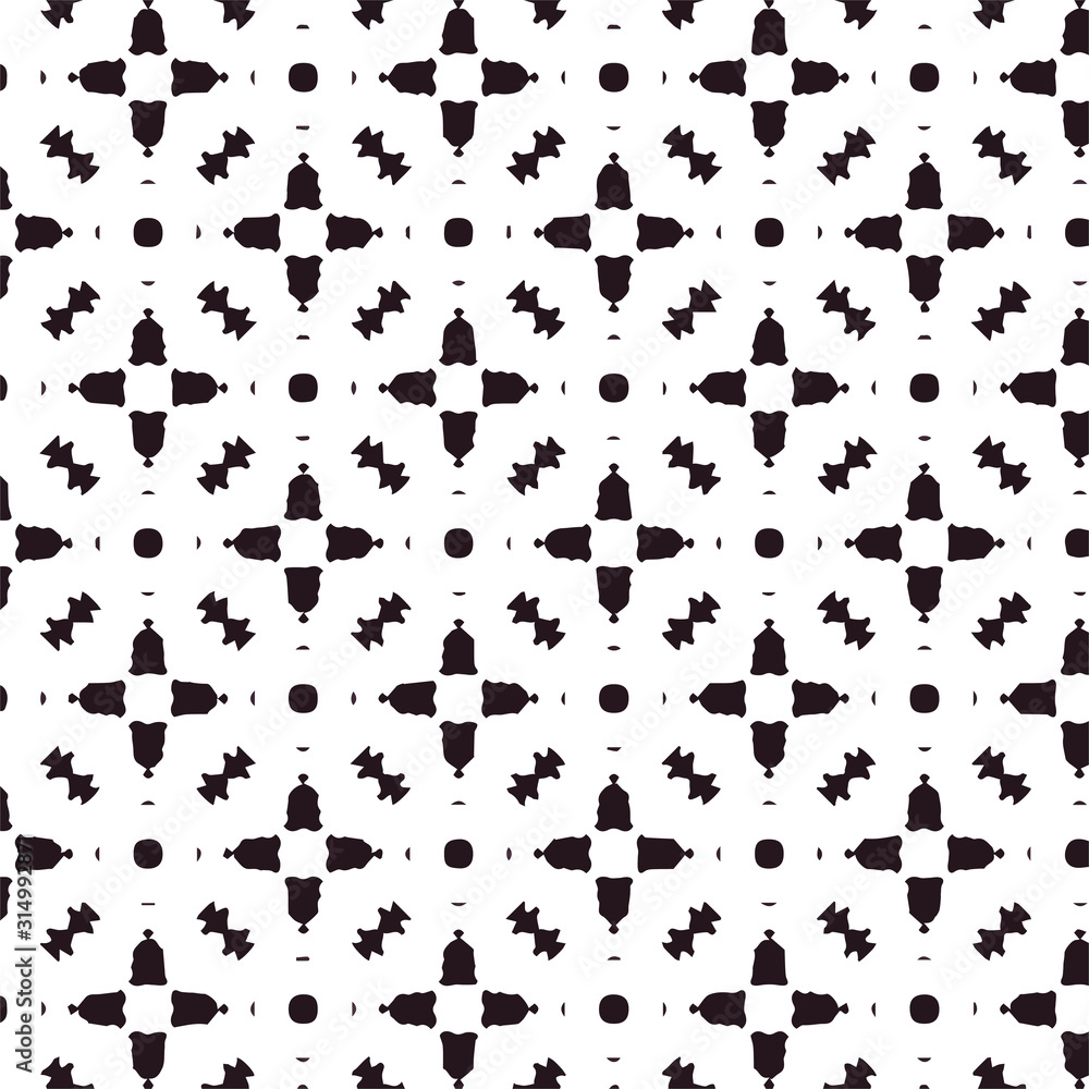 Geometric pattern in ornamental style. Seamless desing texture for greeting card.