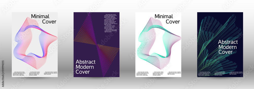 Cover design template set Cover design template set