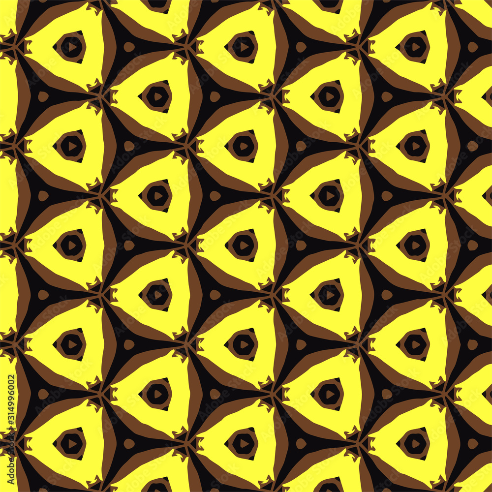 Fototapeta premium Geometric pattern in ornamental style. Seamless desing texture for greeting card.