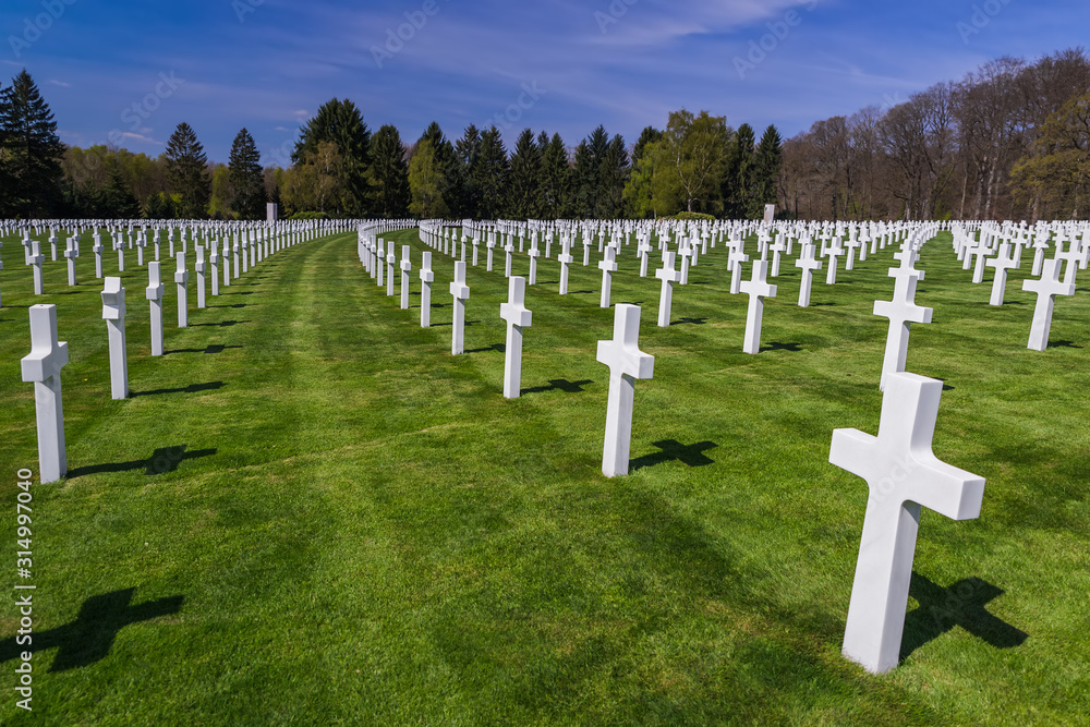 American memorial cemetery of World War II in Luxembourg