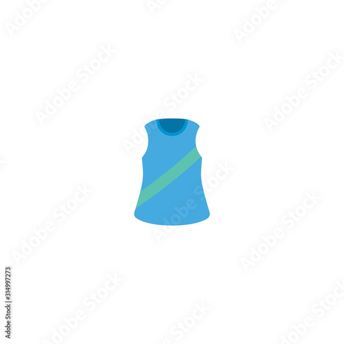 Running Shirt Vector Illustration. Sport shirt  - Vector