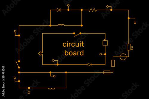 Electronic circuit scheme. ...