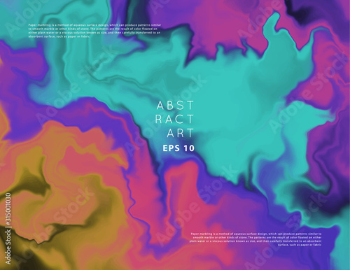 Vector iridescent pattern