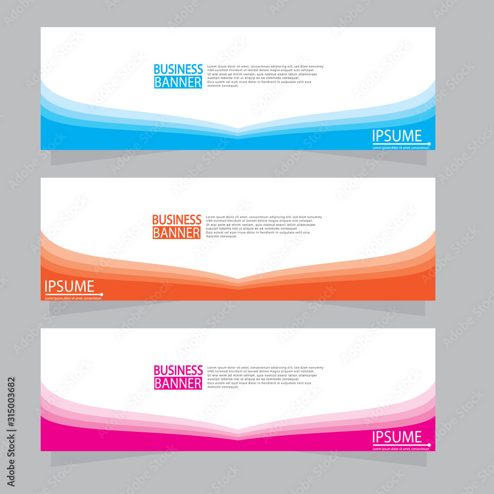 Naklejka premium Banner background.modern template design.Vector illustration.