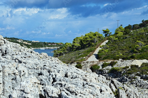 Greece,island Paxos-road to Mongonissi