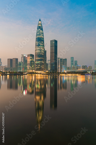 Shenzhen Houhai financial district urban skyline