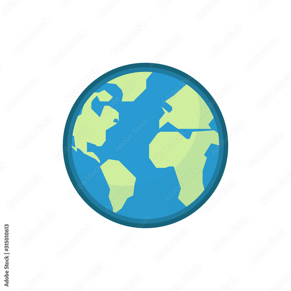 world map icon isolated on white background illustration vector world map icon isolated on white background illustration vector