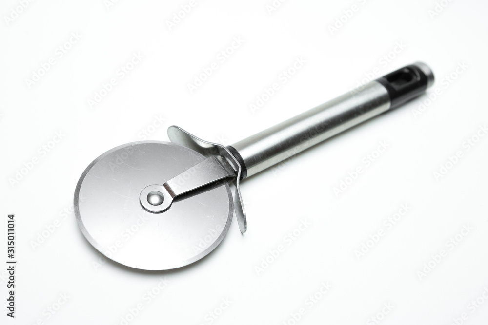 Pizza cutter on white background Pizza cutter on white background
