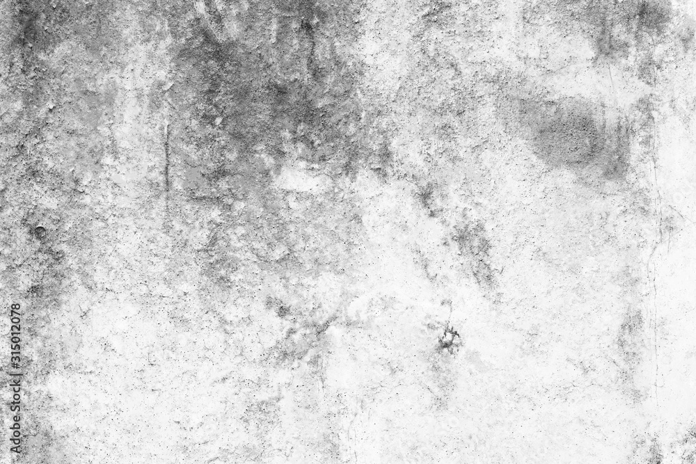 Fototapeta premium Texture of old gray concrete wall. vintage white background of natural cement or stone old texture material, for your product or background.