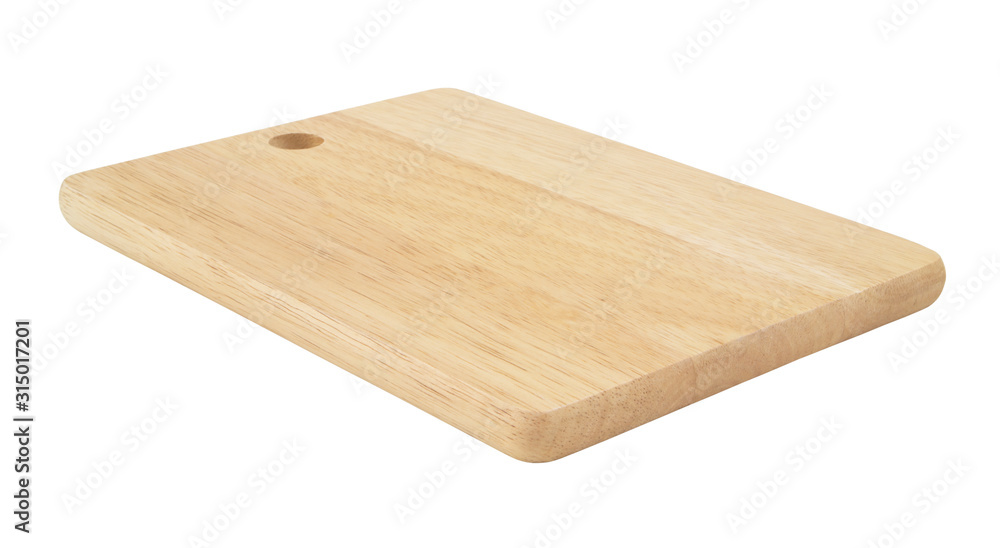 Cutting board isolated on white background