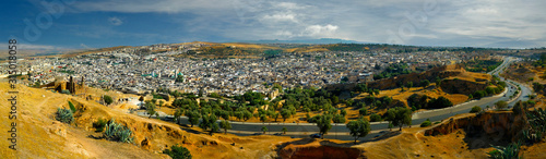 VIEW OF THE CITY OF MEKNES -MOROCCO