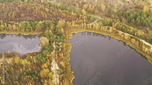 Retention Basins, Wet Pond, Wet Detention Basin Or Stormwater Management Pond, Is An Artificial Pond With Vegetation Around The Perimeter, And Includes A Permanent Pool Of Water In Its Design photo