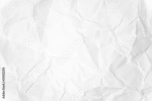 Paper texture Crumpled White.Top view.