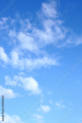 image blurry white cloud on blue sky in the morning  clear weather day background