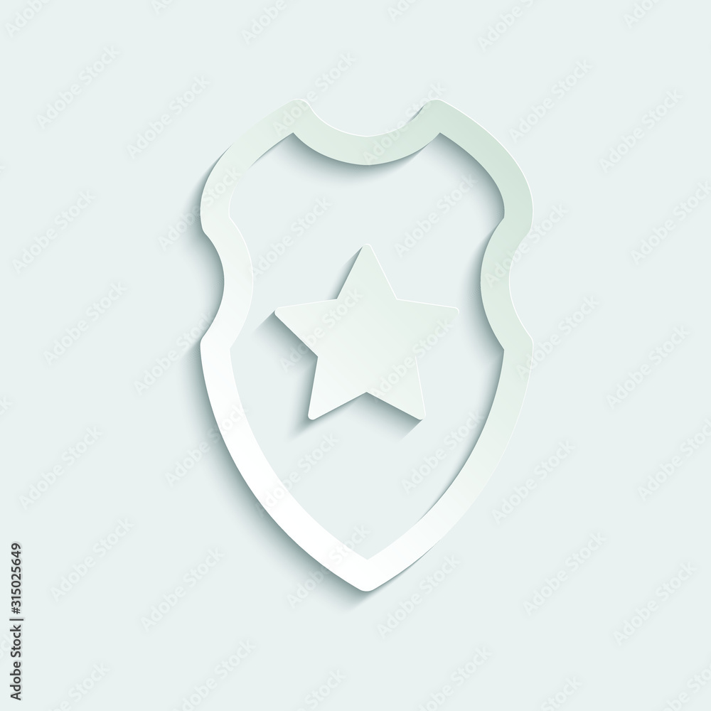 Peaper protect icon. secure icon. Shield sign vector Peaper protect icon. secure icon. Shield sign vector