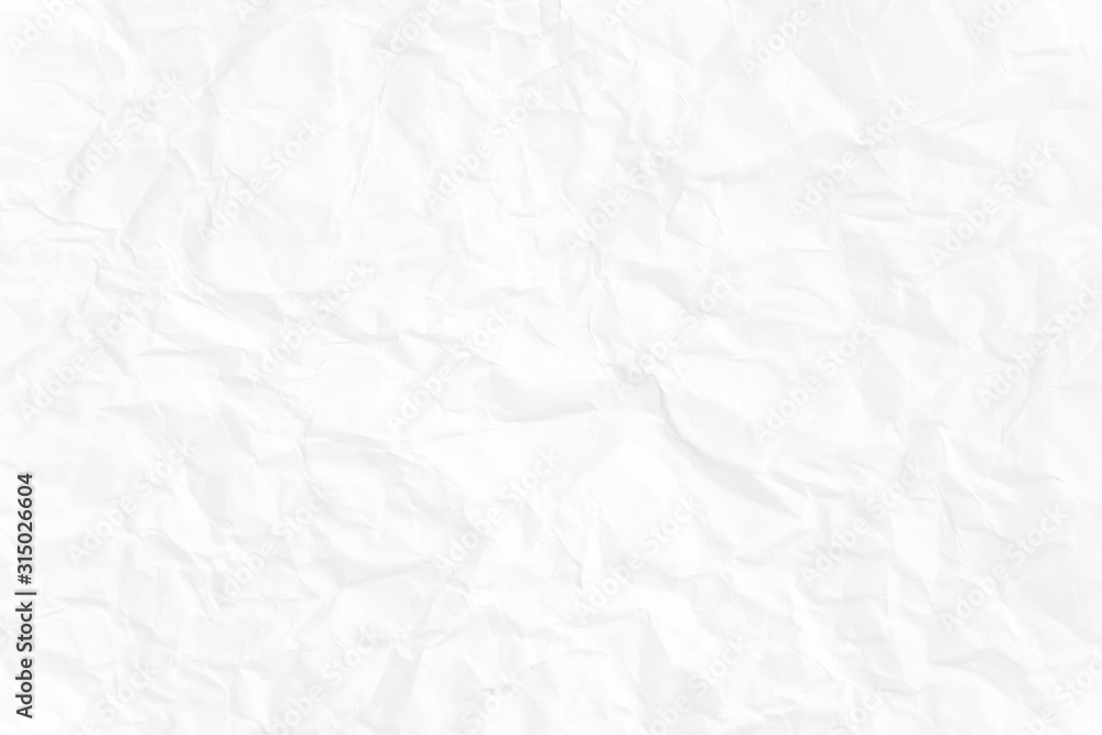 Obraz premium Paper texture Crumpled White.Top view.