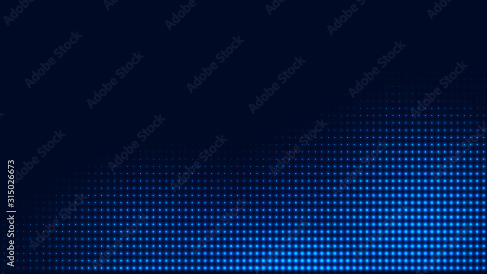 Dot blue pattern screen led light gradient texture background. Abstract technology big data digital background. 3d rendering. Dot blue pattern screen led light gradient texture background. Abstract technology big data digital background. 3d rendering.