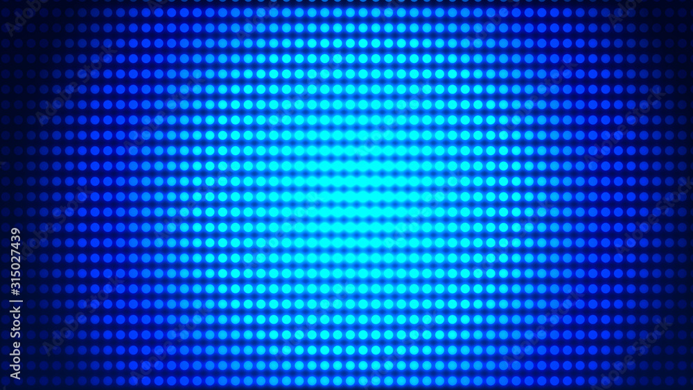 Dots white blue pattern screen led light gradient texture background.  Abstract technology big data digital background. 3d rendering. Stock  Illustration | Adobe Stock