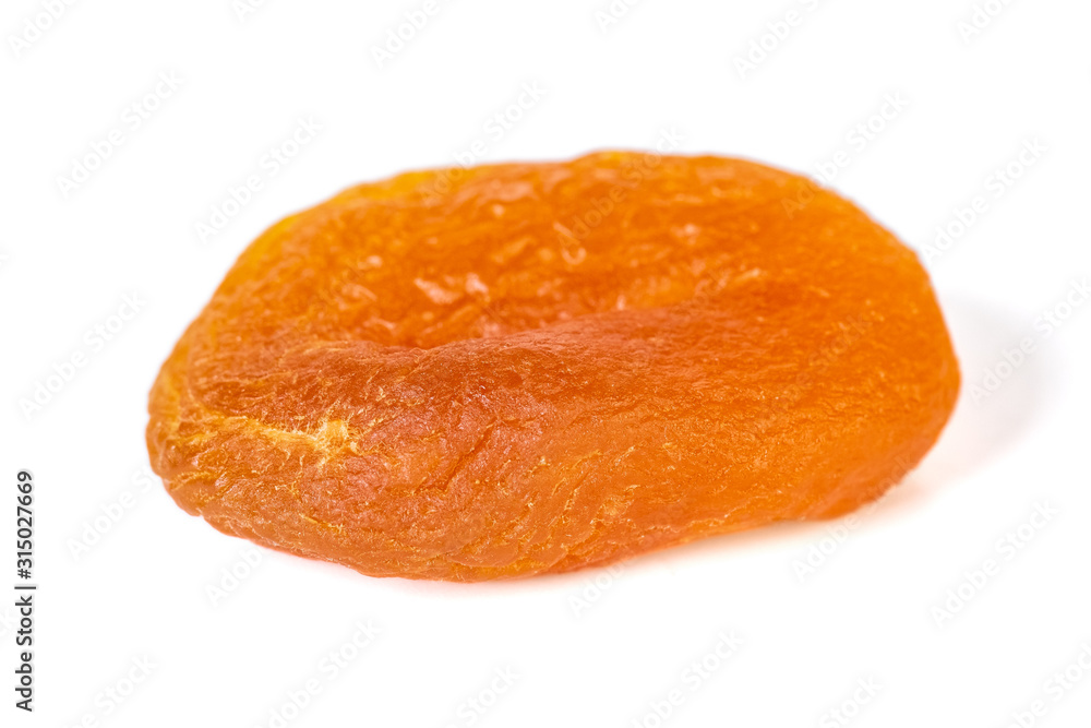 Dried apricot isolated on white background. Healthy food. Dried apricot isolated on white background. Healthy food.