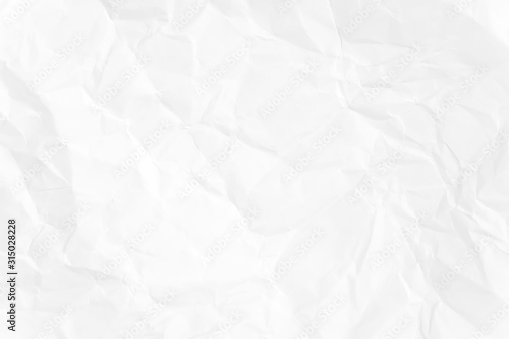 Obraz premium Paper texture Crumpled White.Top view.