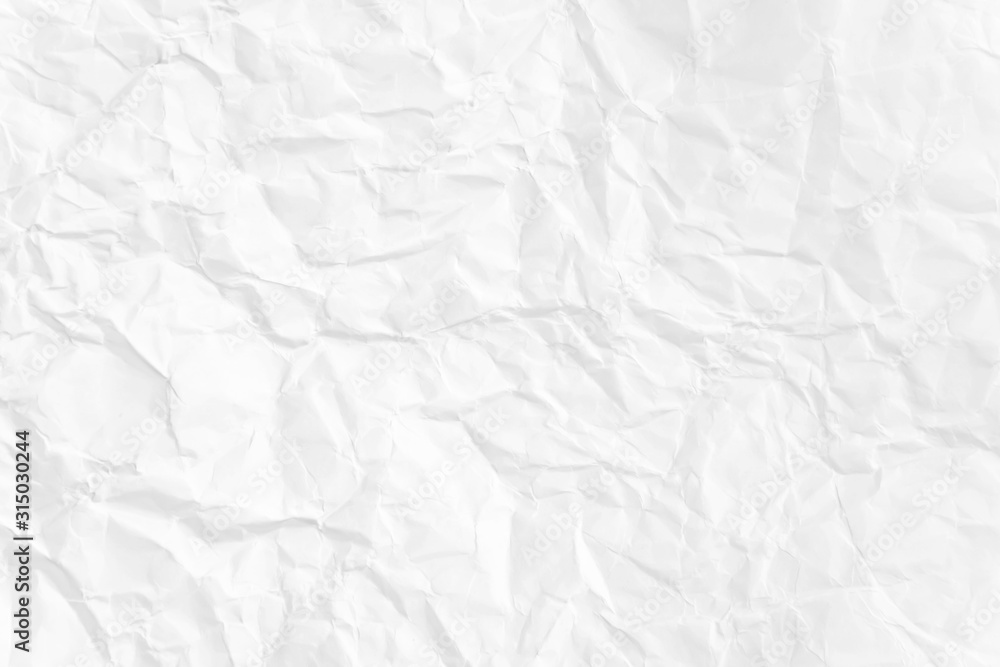 Obraz premium Paper texture Crumpled White.Top view.
