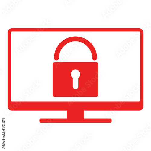 Schloß und Monitor