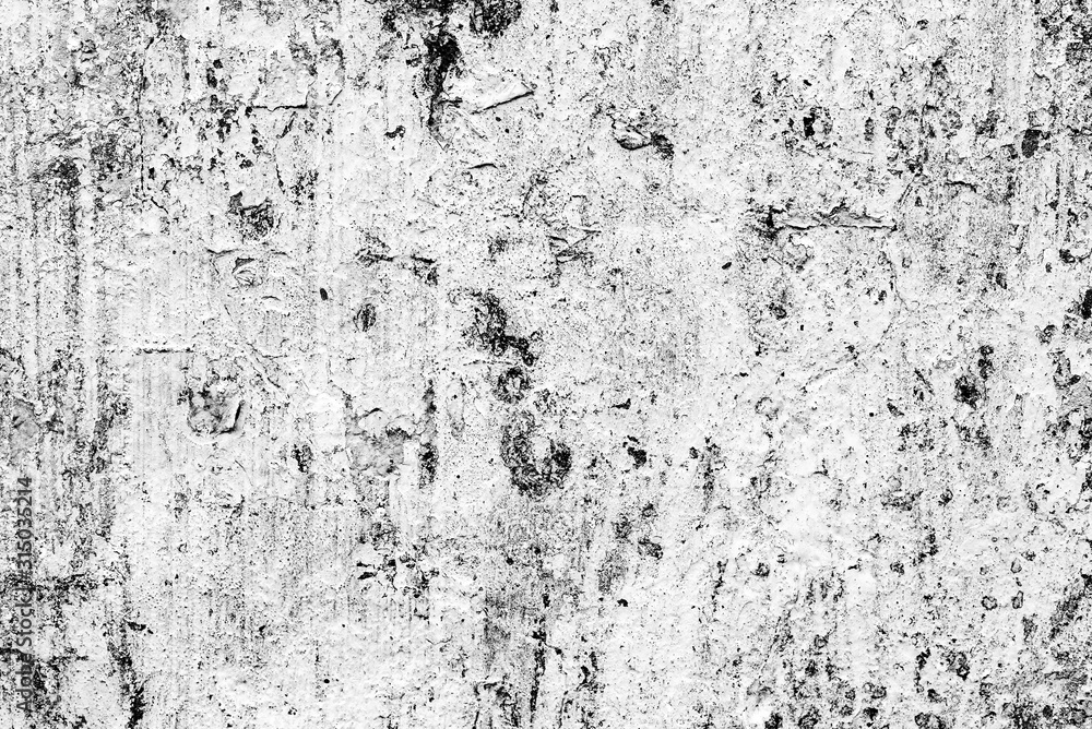 Obraz premium Texture of a concrete wall with cracks and scratches which can be used as a background