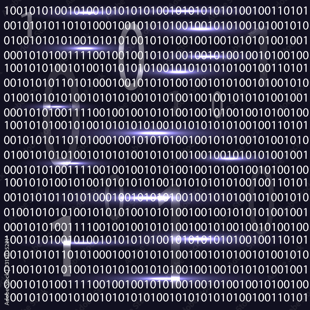 Digital background. Digital matrix, vector illustration Digital background. Digital matrix, vector illustration