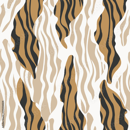 Animal print abstract seamless pattern