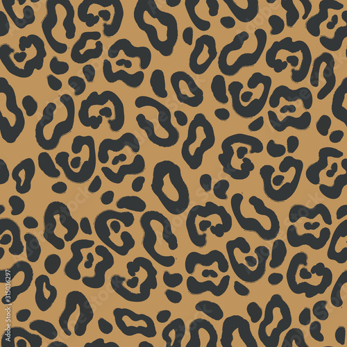 Animal print abstract seamless pattern
