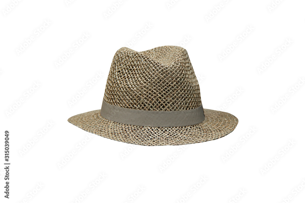 A Light Summer Straw Hat with a Fawn Ribbon.