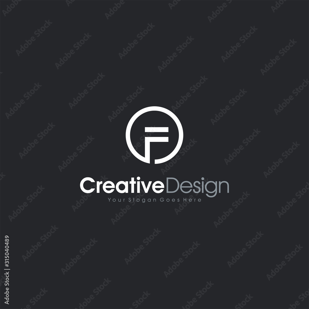 Initial F logo Letter O F Icon Initial F logo Letter O F Icon