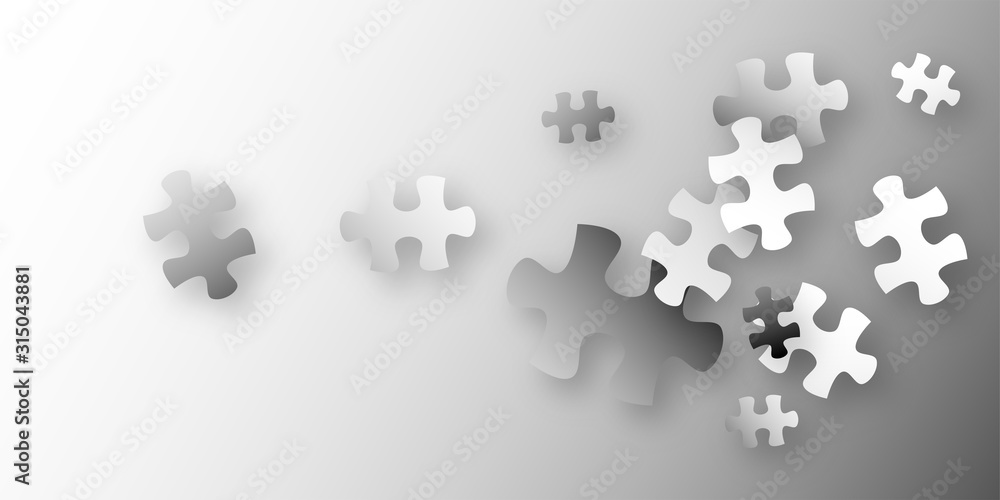 grafica, concetto, puzzle, 