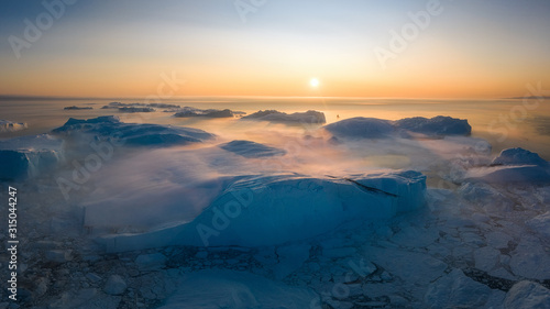 Greenland snow and ice paradise