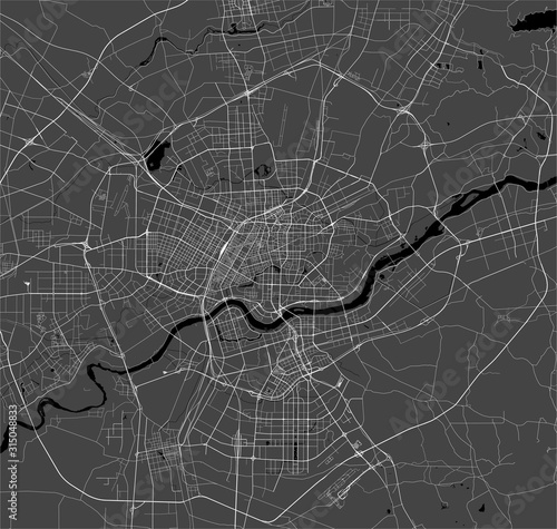map of the city of Shenyang, China