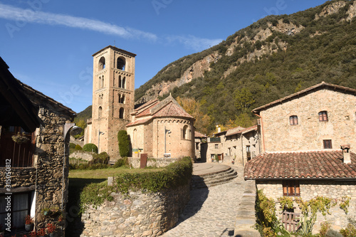 Romanesque church of Sant Cristofor in Beget, Alta Garrotxa, Girona, Spain