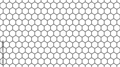 Techno hexagram seamless pattern. Vector eps10