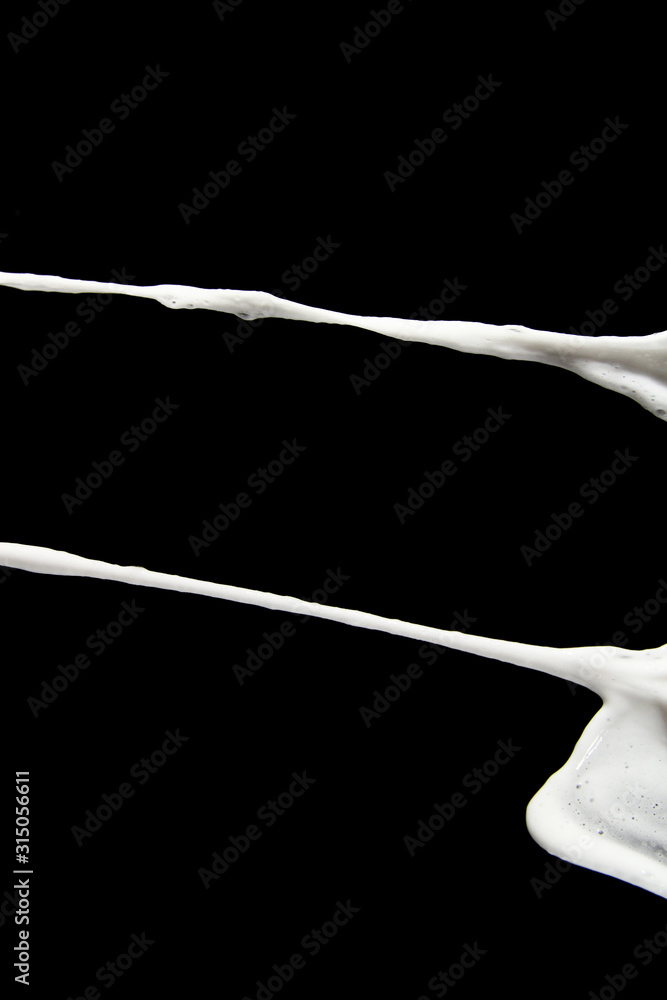 Fototapeta premium Close up of toothpaste foam